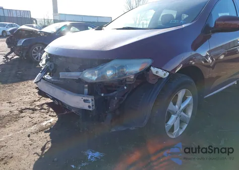 2010 Nissan Murano S z USA, uszkodzony, nr VIN JN8AZ1MWXAW109759